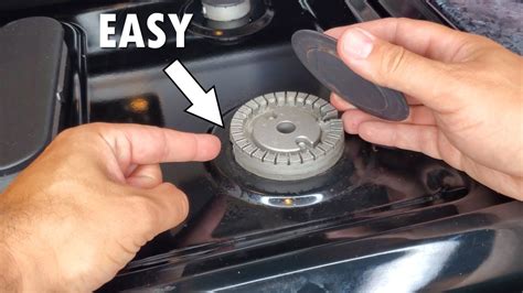 gas stove top burner doesn'
